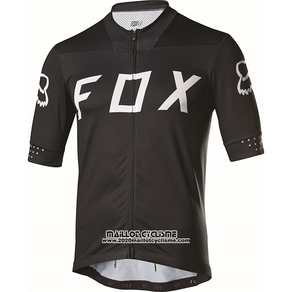 2017 Maillot Ciclismo Fox Ascent Comp Noir Manches Courtes et Cuissard