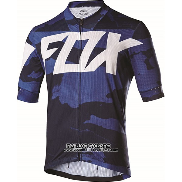 2017 Maillot Ciclismo Fox Ascent Comp Violet Manches Courtes et Cuissard