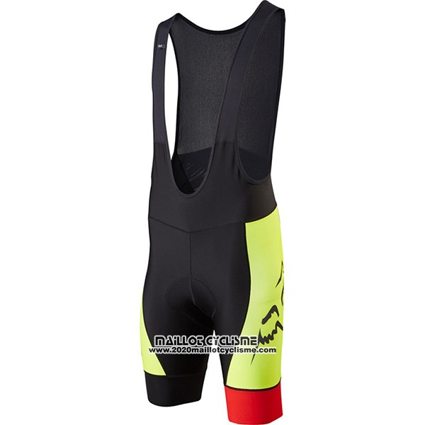 2017 Maillot Ciclismo Fox Le Savant Jaune Manches Courtes et Cuissard