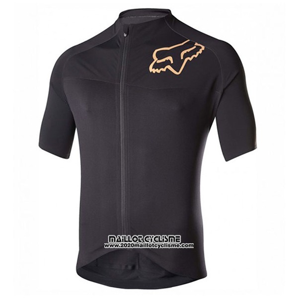 2017 Maillot Ciclismo Fox Noir Manches Courtes et Cuissard