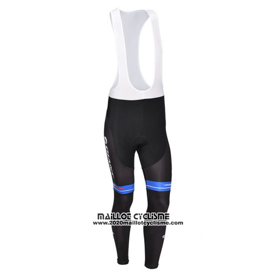 2013 Maillot Ciclismo Giant Noir et Bleu Manches Longues et Cuissard