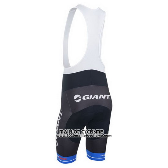 2013 Maillot Ciclismo Giant Noir et Jaune Manches Courtes et Cuissard