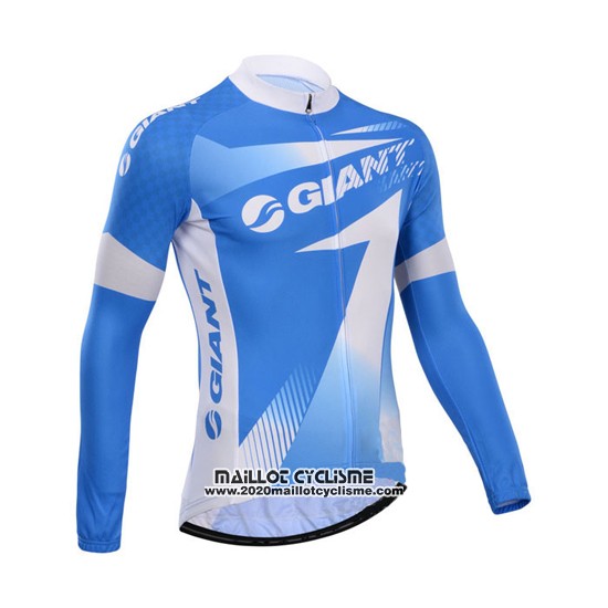 2014 Maillot Ciclismo Giant Azur Manches Longues et Cuissard