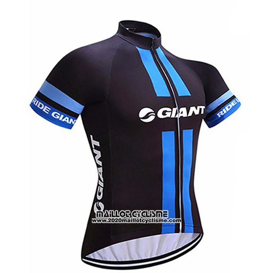2017 Maillot Ciclismo Giant Noir Manches Courtes et Cuissard