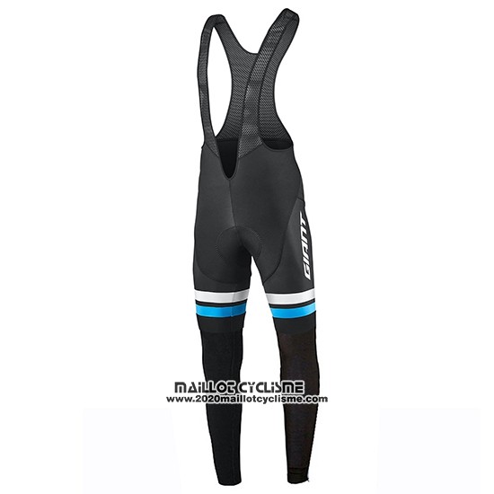 2019 Maillot Ciclismo Giant Race Day Bleu Manches Longues et Cuissard