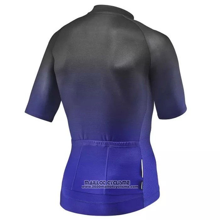 2021 Maillot Cyclisme Giant Noir Violet Manches Courtes et Cuissard