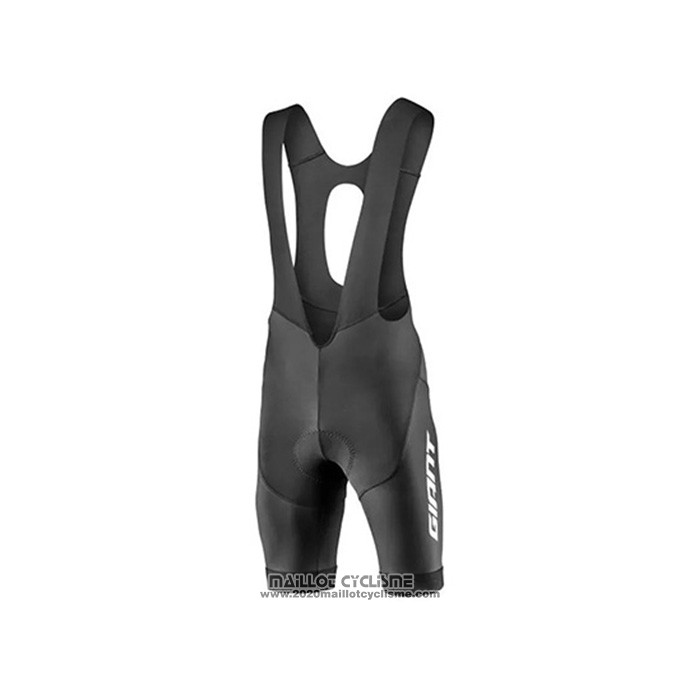 2021 Maillot Cyclisme Giant Noir Violet Manches Courtes et Cuissard