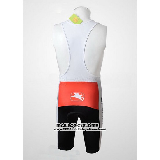 2010 Maillot Ciclismo Giordana Blanc et Noir Manches Courtes et Cuissard