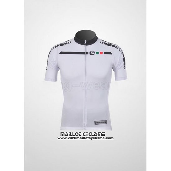 2011 Maillot Ciclismo Giordana Blanc Manches Courtes et Cuissard