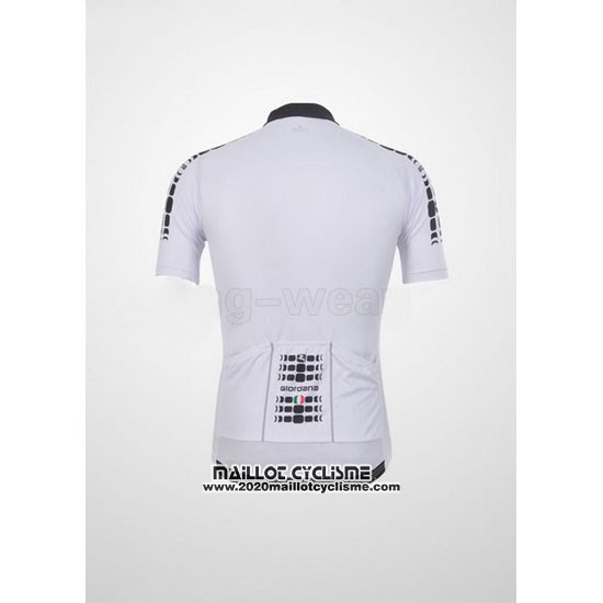2011 Maillot Ciclismo Giordana Blanc Manches Courtes et Cuissard
