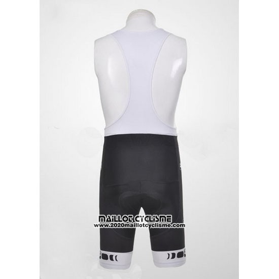 2011 Maillot Ciclismo Giordana Blanc et Noir Manches Courtes et Cuissard