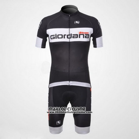 2011 Maillot Ciclismo Giordana Noir Manches Courtes et Cuissard
