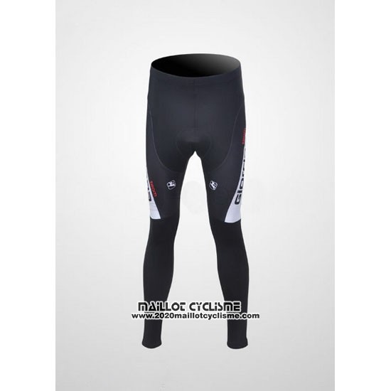 2011 Maillot Ciclismo Giordana Rouge et Noir Manches Longues et Cuissard