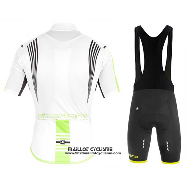 2017 Maillot Ciclismo Giordana Sahara Blanc Manches Courtes et Cuissard