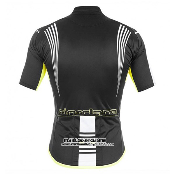 2017 Maillot Ciclismo Giordana Sahara Noir Manches Courtes et Cuissard