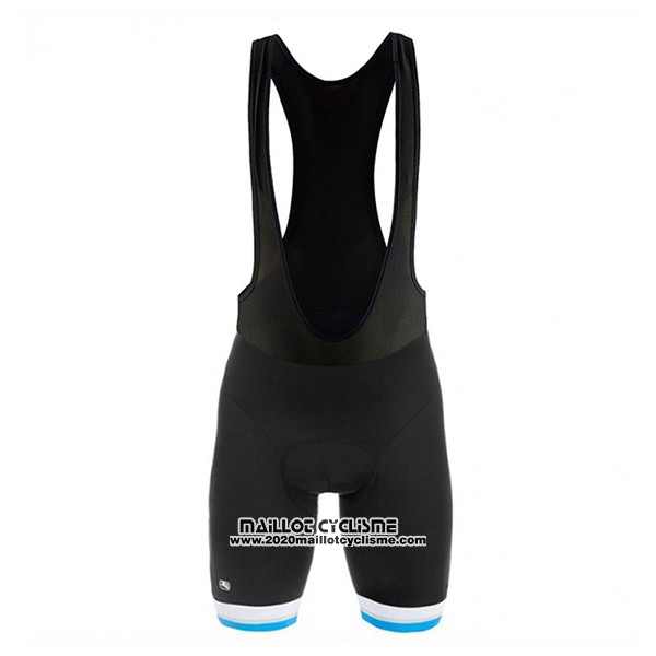 2017 Maillot Ciclismo Giordana Silver Line Azur Manches Courtes et Cuissard