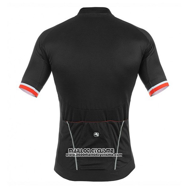 2017 Maillot Ciclismo Giordana Silver Line Noir Manches Courtes et Cuissard