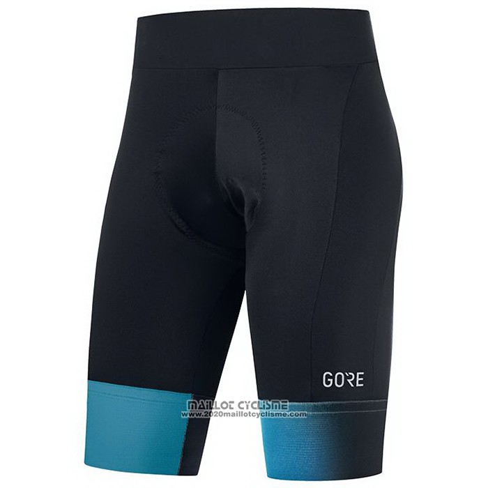 2021 Maillot Cyclisme Gore Bleu Manches Courtes et Cuissard