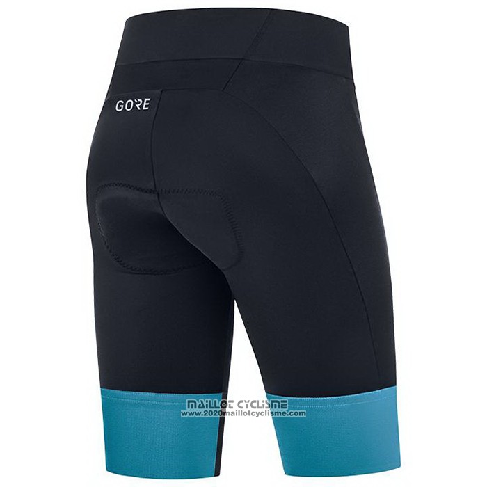 2021 Maillot Cyclisme Gore Bleu Manches Courtes et Cuissard