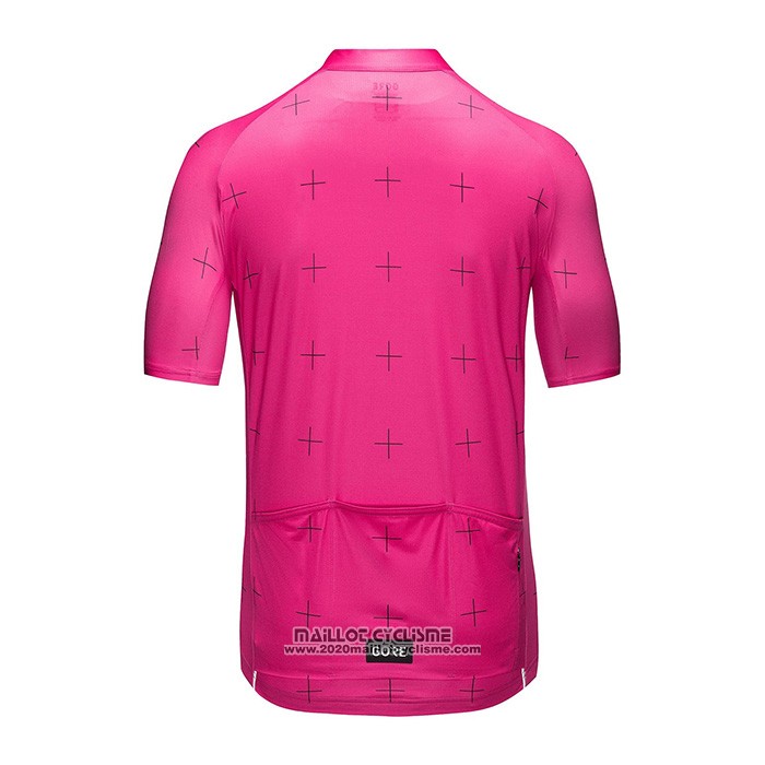 2022 Maillot Cyclisme Gore Fuchsia Manches Courtes et Cuissard