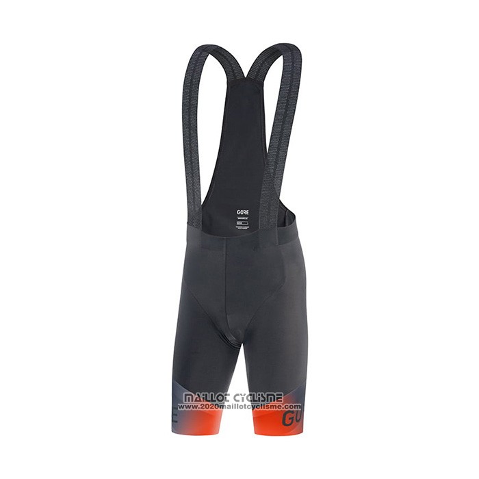 2022 Maillot Cyclisme Gore Orange Manches Courtes et Cuissard
