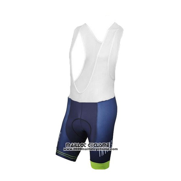 2017 Maillot Ciclismo Inverse Bleu Manches Courtes et Cuissard