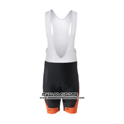 2015 Maillot Ciclismo KTM Orange et Noir Manches Courtes et Cuissard