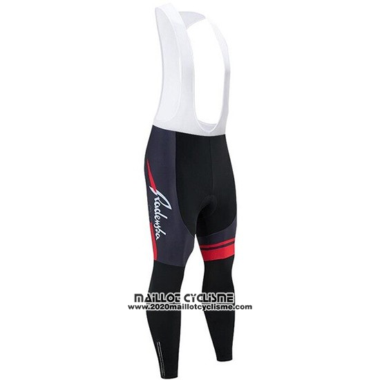 2020 Maillot Ciclismo Kuota Noir Rouge Manches Longues et Cuissard