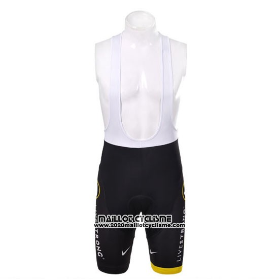 2012 Maillot Ciclismo Livestrong Noir Manches Courtes et Cuissard