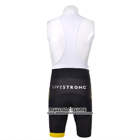 2012 Maillot Ciclismo Livestrong Noir Manches Courtes et Cuissard