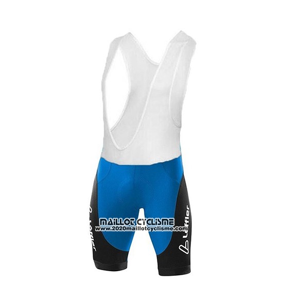 2018 Maillot Ciclismo Loffler Noir Bleu Manches Courtes et Cuissard