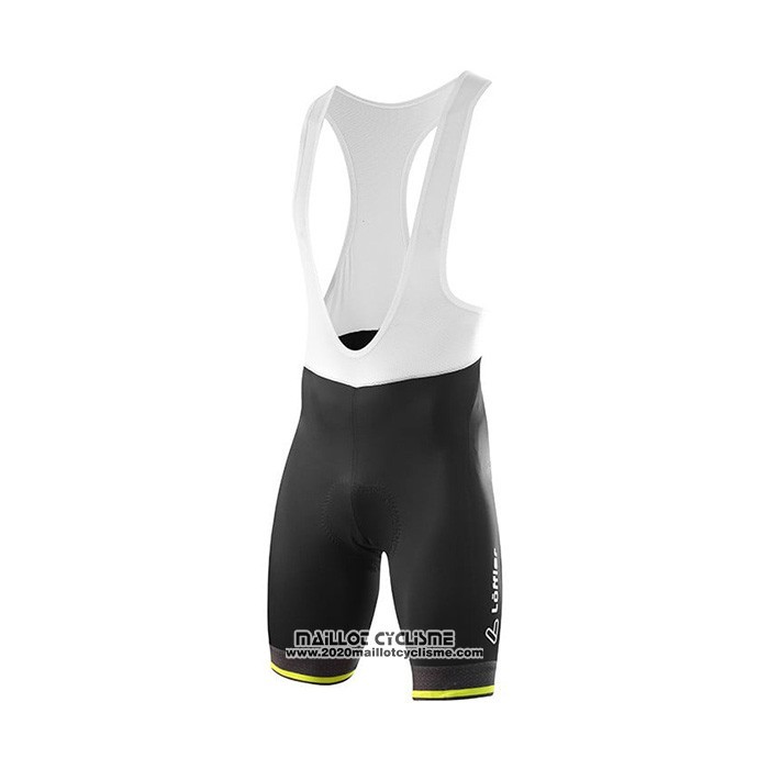 2021 Maillot Cyclisme Loffler Jaune Vert Manches Courtes et Cuissard
