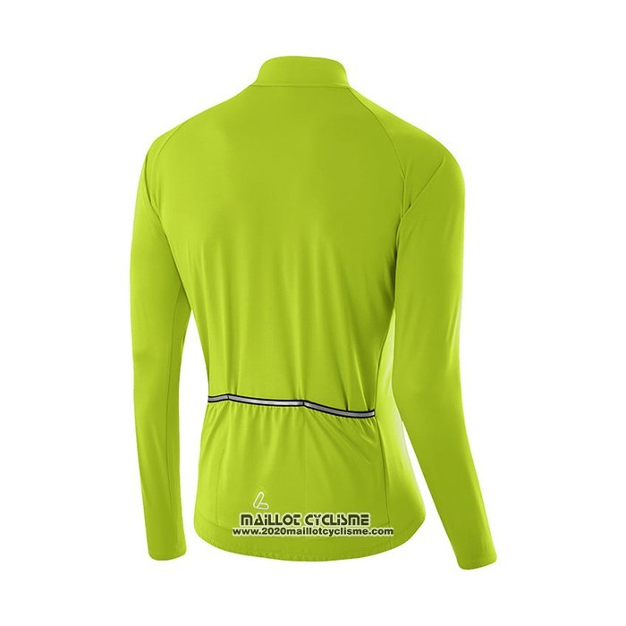 2021 Maillot Cyclisme Loffler Vert Manches Longues et Cuissard