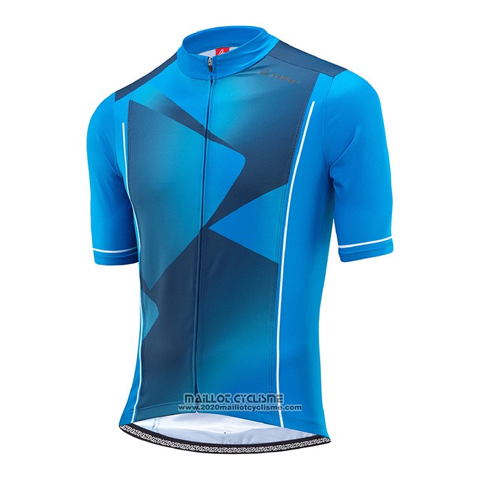 2022 Maillot Cyclisme Loffler Bleu Clair Bleu Manches Courtes et Cuissard