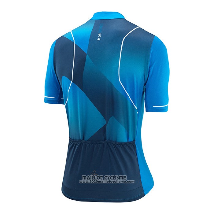 2022 Maillot Cyclisme Loffler Bleu Clair Bleu Manches Courtes et Cuissard