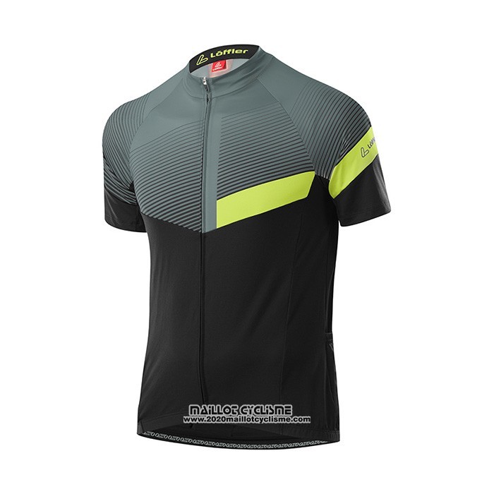 2022 Maillot Cyclisme Loffler Gris Manches Courtes et Cuissard