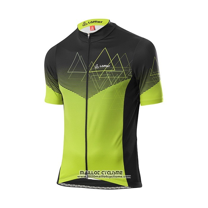 2022 Maillot Cyclisme Loffler Jaune Manches Courtes et Cuissard