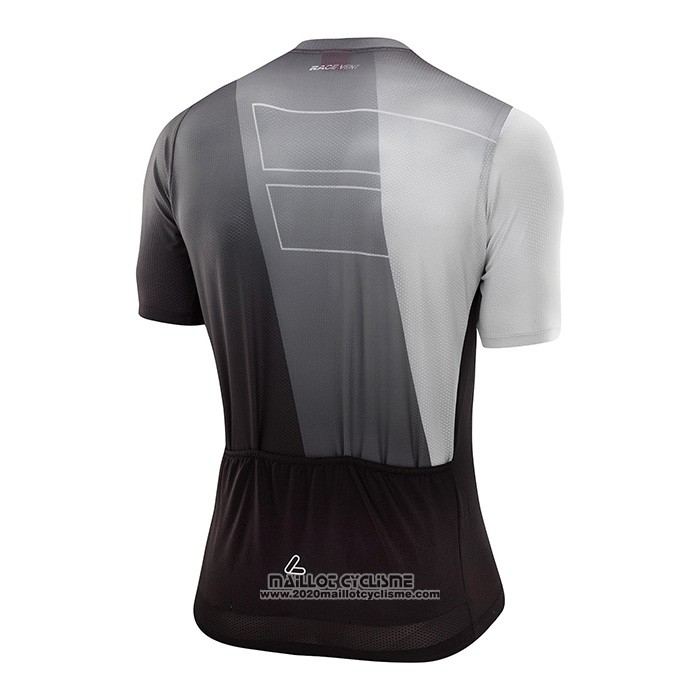 2022 Maillot Cyclisme Loffler Noir Blanc Gris Manches Courtes et Cuissard