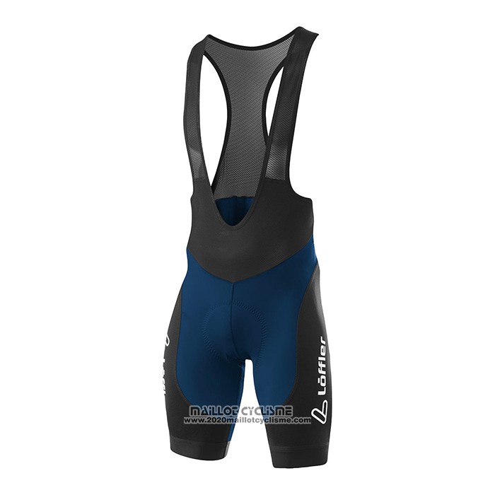 2022 Maillot Cyclisme Loffler Rouge Noir Manches Courtes et Cuissard