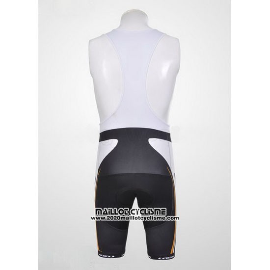 2011 Maillot Ciclismo Look Noir et Blanc Manches Courtes et Cuissard