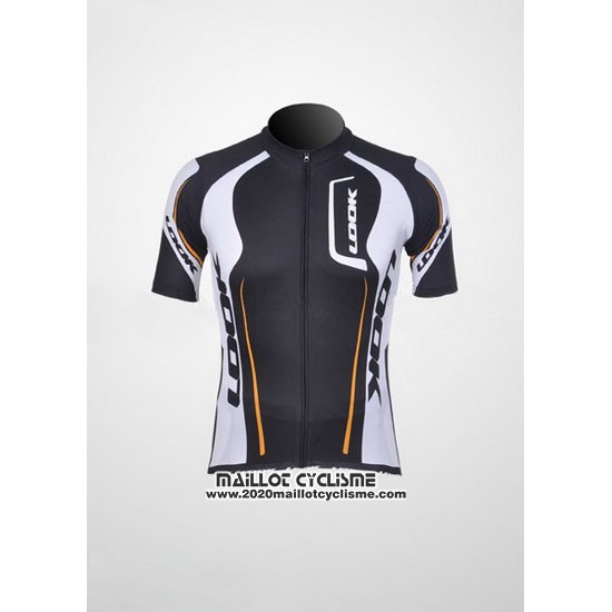 2011 Maillot Ciclismo Look Noir et Blanc Manches Courtes et Cuissard