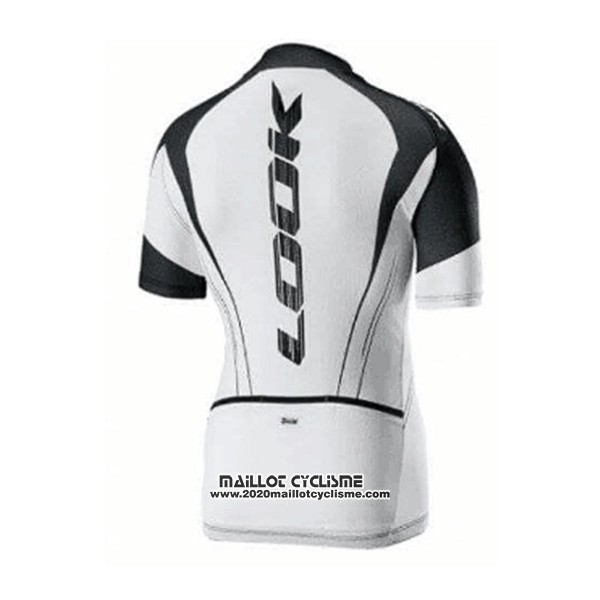 2017 Maillot Ciclismo Look Blanc Manches Courtes et Cuissard