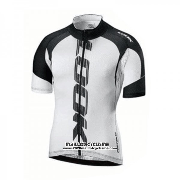 2018 Maillot Ciclismo Look Noir Blanc Manches Courtes et Cuissard