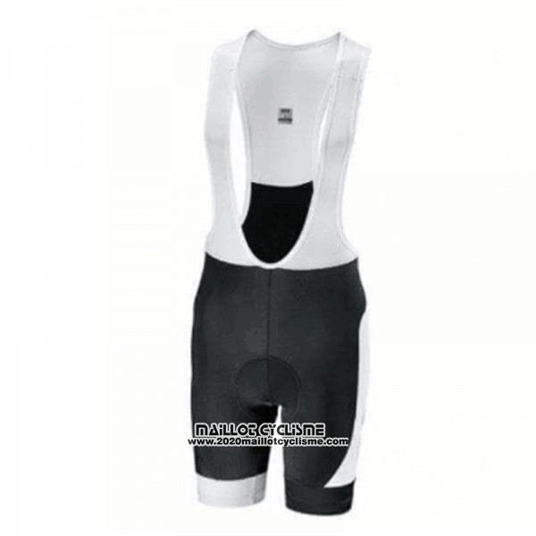 2018 Maillot Ciclismo Look Noir Blanc Manches Courtes et Cuissard