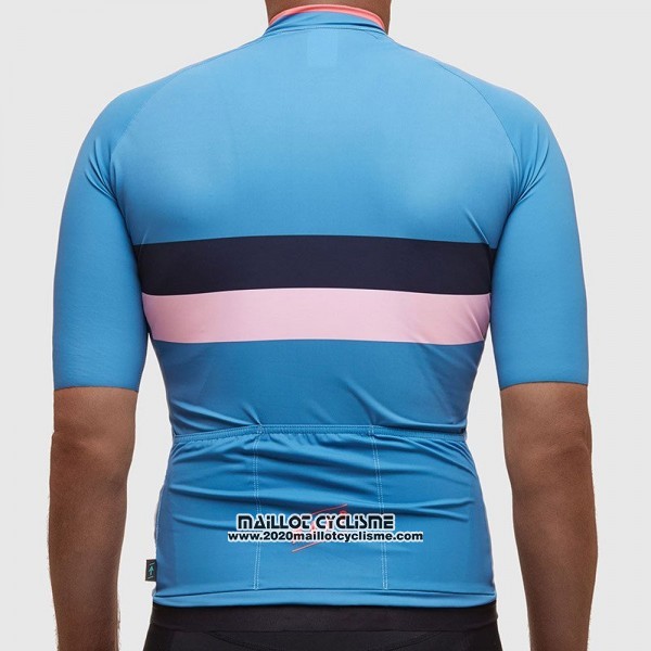 2017 Maillot Ciclismo MAAP Fat Stripe Bleu Manches Courtes et Cuissard