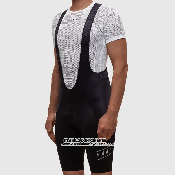 2017 Maillot Ciclismo MAAP Fat Stripe Noir Manches Courtes et Cuissard