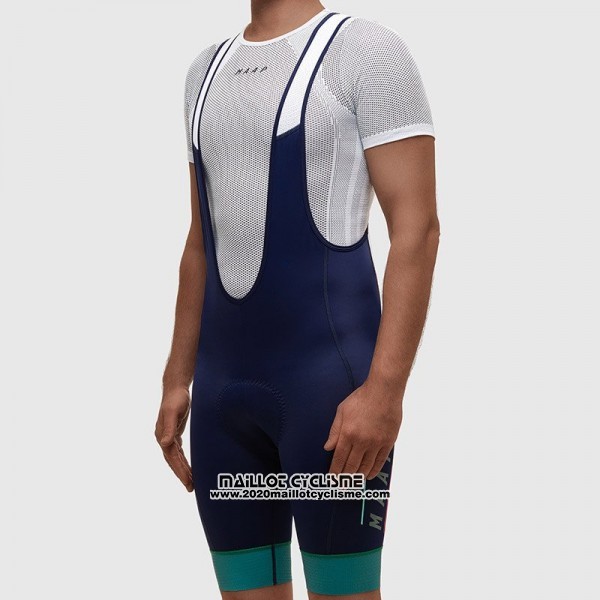 2017 Maillot Ciclismo MAAP Gris et Azur Manches Courtes et Cuissard