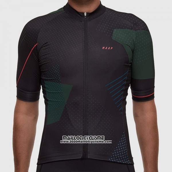 2017 Maillot Ciclismo MAAP Noir Manches Courtes et Cuissard