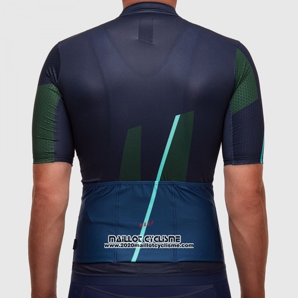 2017 Maillot Ciclismo MAAP Profond Bleu Manches Courtes et Cuissard