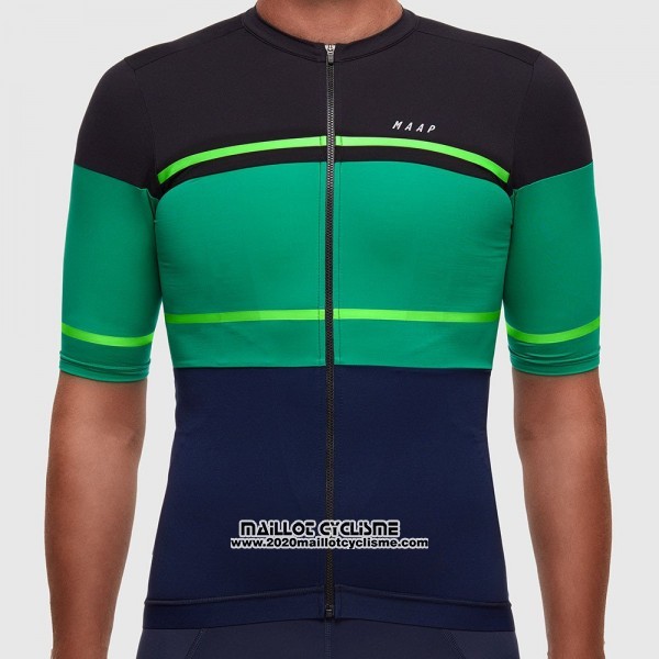 2017 Maillot Ciclismo MAAP Segment Pro Noir et Vert Manches Courtes et Cuissard